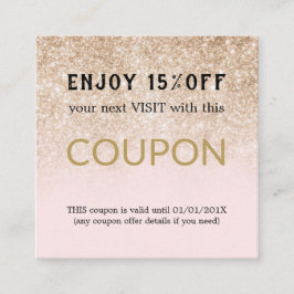 Cupão de Desconto do Salão Simples Moderno