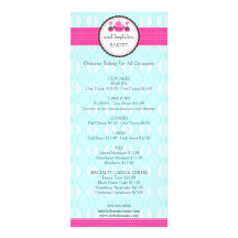 Cupcake and Cake Pops Bakery Menu Price List