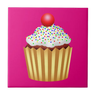 Cupcake com as borrachas e a cereja no topo