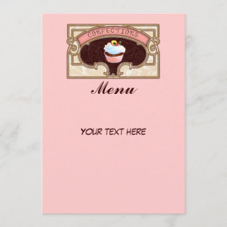 Cupcake Confecções Menu Assinar Estilo de Vintage