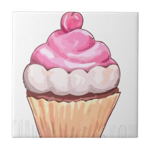 Cupcake cor-de-rosa