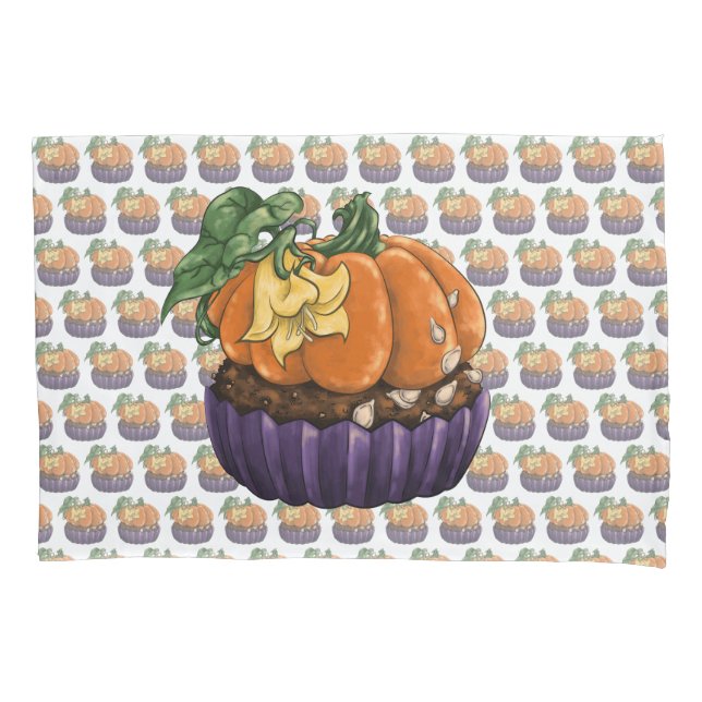 Cupcake de abóbora (Frente-Esquerda)