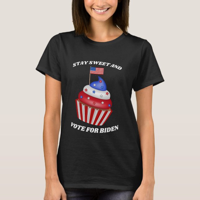 Cupcake de Biden Bonito 2024 - Camisa eleitoral (Frente)