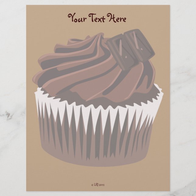 Cupcake de chocolate (Frente)