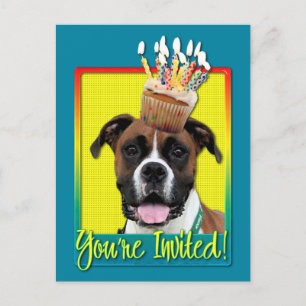 Cupcake de Convite - Boxer - Vindy