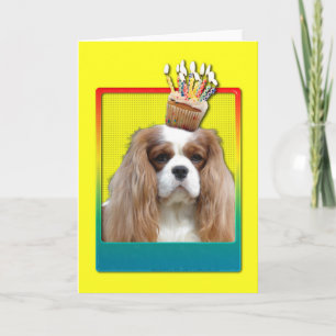 Cupcake de Convite - Cavalier - Blenheim