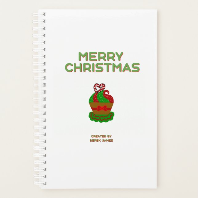Cupcake de Natal - Pequeno Planejador (Frente)