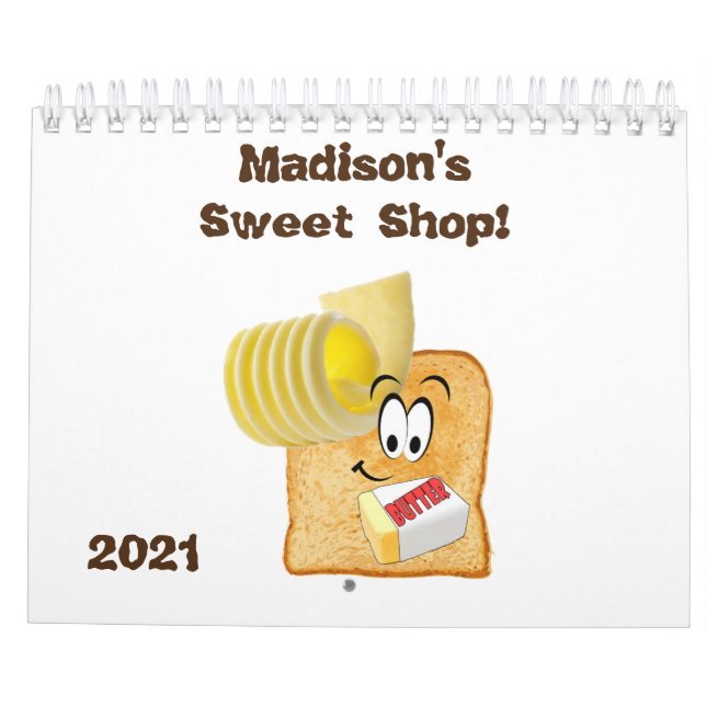 cupcake de Rosquinhas Doce para o Calendário 2021 (Verso)