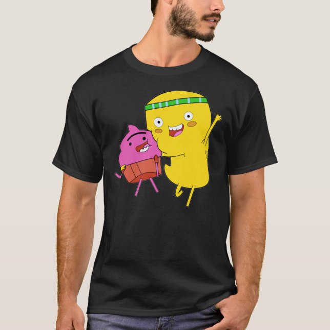 Cupcake e Dino - Camiseta Essencial (Frente)