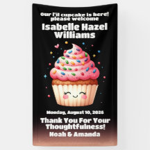 Cupcake Gelado L'il Sprinkles Chá de fraldas Bem-v