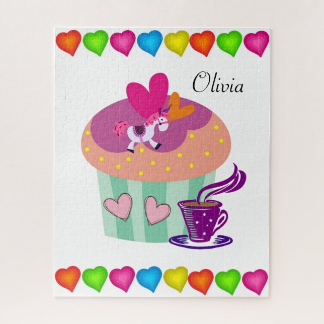 Cupcake quebra-cabeça (Vertical)