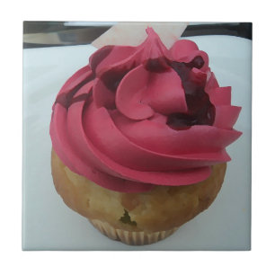 Cupcake rosa-quente - pintura