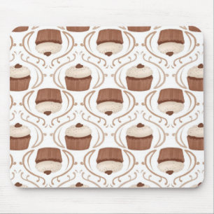Cupcake salgado Mousepad do chocolate do caramelo