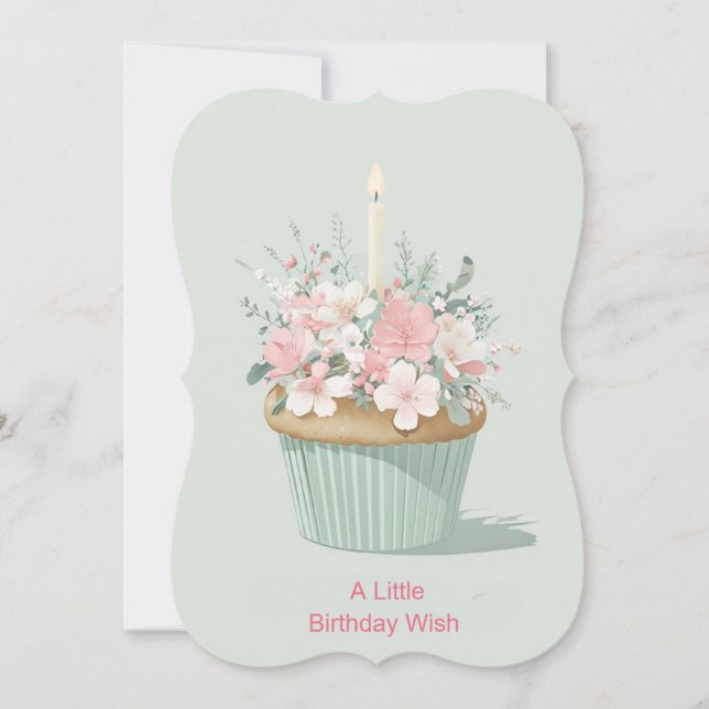 Cupcake Superdimensionado Surgido Por Decorações F (Frente)