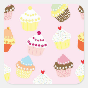 Cupcakes adesivos