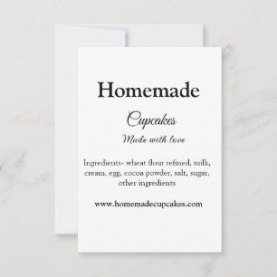 Cupcakes caseiros feitos com amor adicionar texto