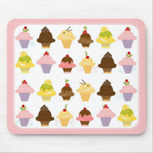 Cupcakes deliciosos Mousepad