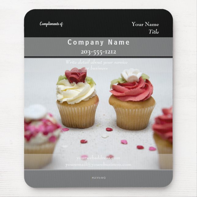 Cupcakes do Mousepad do promocional - HAMbyWG (Frente)