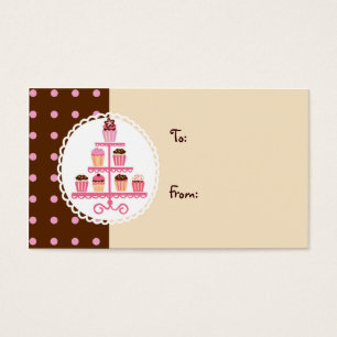 Cupcakes em um suporte (Brown/creme)