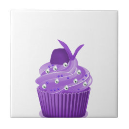 Cupcakes roxos deliciosos