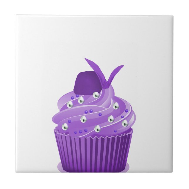 Cupcakes roxos deliciosos (Frente)