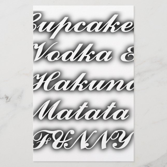 Cupcakes Vodka Hakuna Matata FUNNY (Frente)