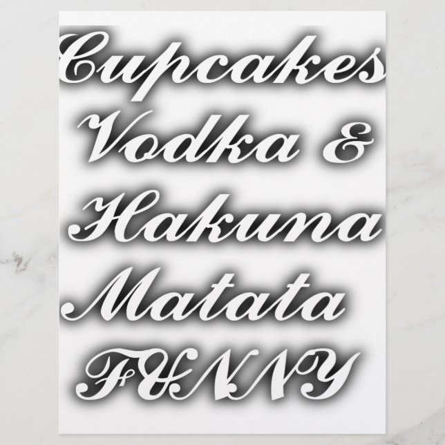Cupcakes Vodka Hakuna Matata FUNNY (Frente)