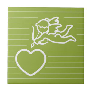 Cupid Ataca azulejo personalizado