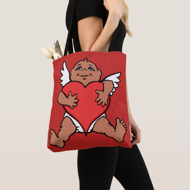 Cupid Bolsas Cupid Tote Bags Personalize (Close Up)