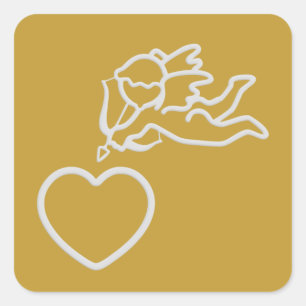 Cupido Ataca adesivos personalizados