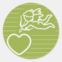 Cupido Ataca adesivos personalizados
