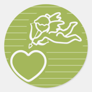 Cupido Ataca adesivos personalizados