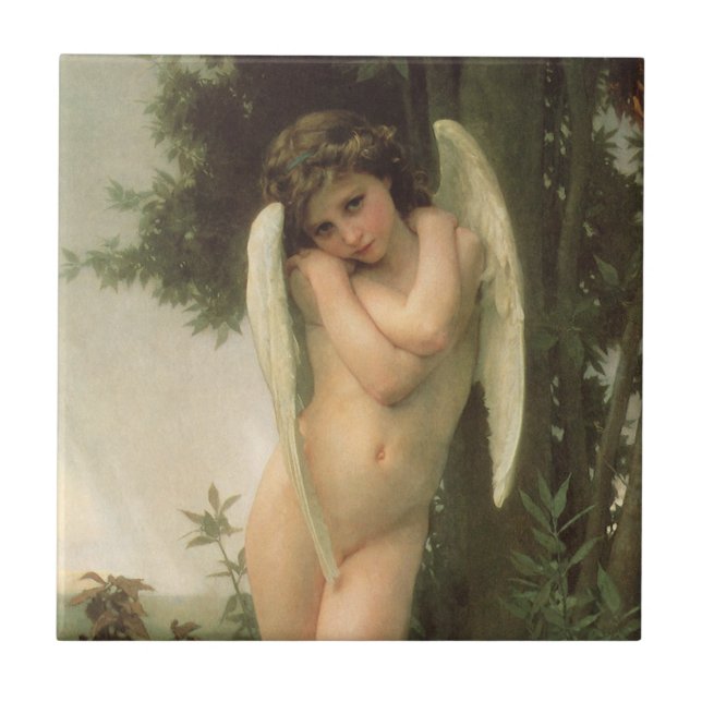 Cupido (Cupidon) Angel Portrait de Bouguereau (Frente)