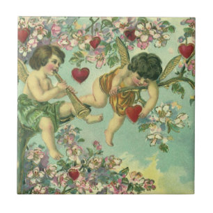 Cupidos do Dia dos Namorados Vitoriano Árvore do C