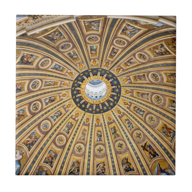 Cúpula da Basílica de São Pedro - Vaticano, Roma,  (Frente)
