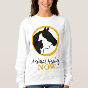 Cura de animais agora camisa de suor feminino