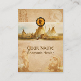 Cura de Shamanic - cartão de visita