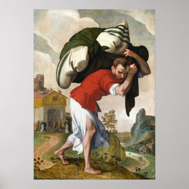 Curando o Paralítico, Poster de Belas Artes Holand (Frente)