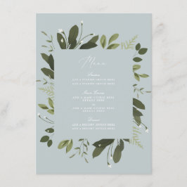 Curinga e Cartão de Menu Verde