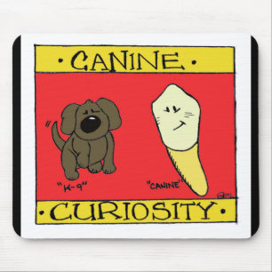 Curiosidade canina Mousepad