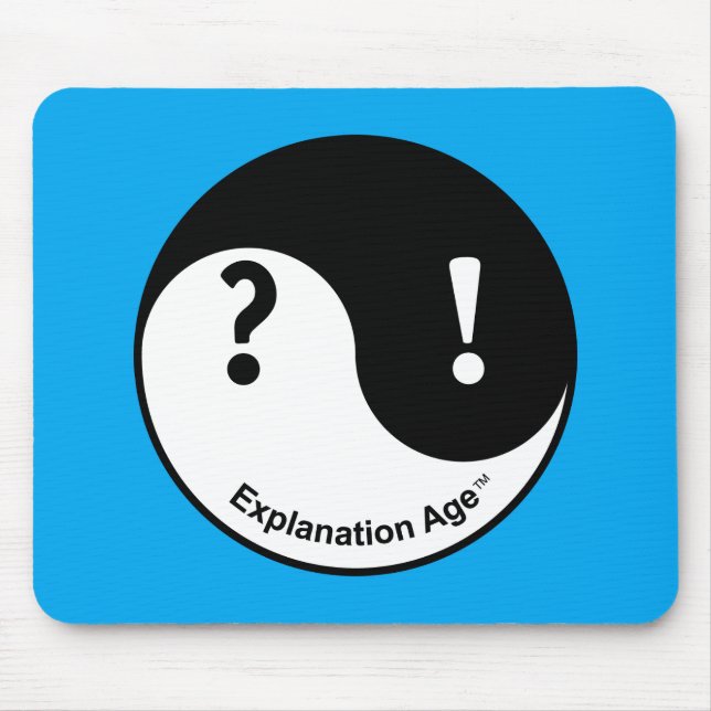 Curiosidade & convicção Mousepad (Frente)