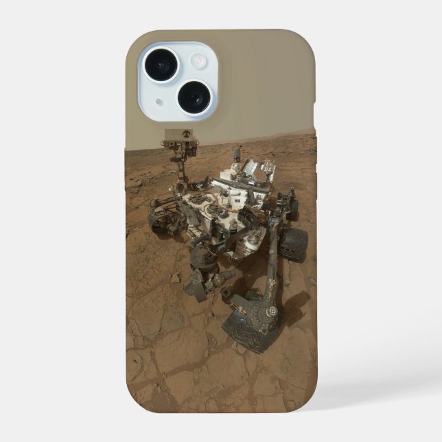 Curiosity Rover Na Superfície De Marte. (Verso)