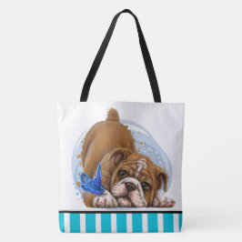 Curioso Bolsa de Professora Bulldog - Veja De Volt