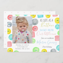 Curioso como um convite para a primeira festa de a