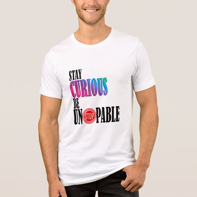 Curioso Não Estocável - Tipografia de Gradação Neg (Frente)