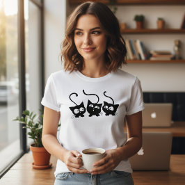  Curious Black Kittens Trio Playful Cat Lovers 