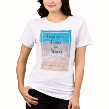 Curlew Waves Bella+Canvas Camisa-T-mulher
