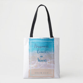 Curlew Waves Tote Bag, Médio