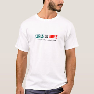 Curls Ou Gurls - Camiseta Divertida de Academia