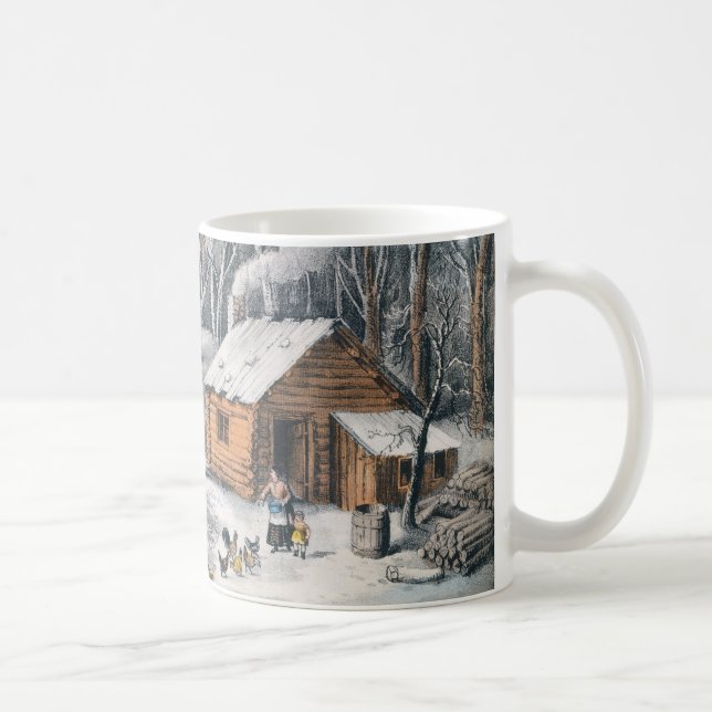 Currier e Ives "uma casa caneca na região (Direita)